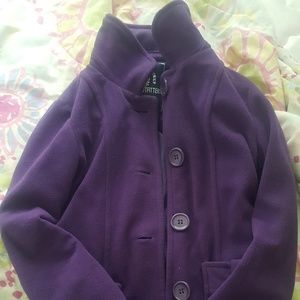 Purple Pea Coat